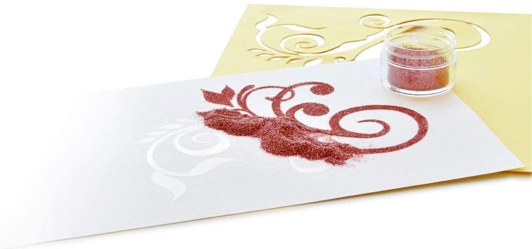 Papel Adhesivo Doble Cara para Glitter/Polvo Embossing