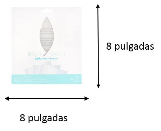 Hoja de Plástico Transparente para Grabado Quill | 661151