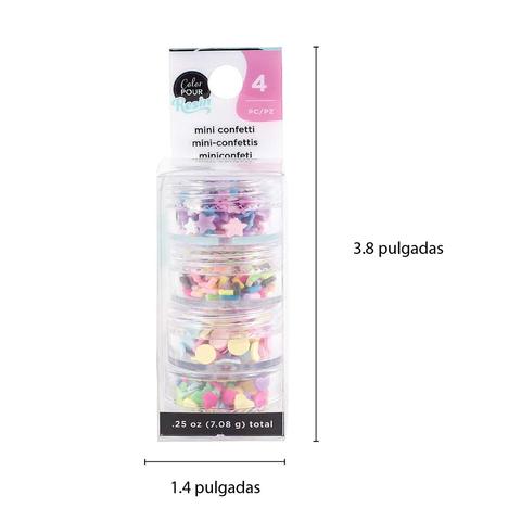 Cotas mini confeti pastel