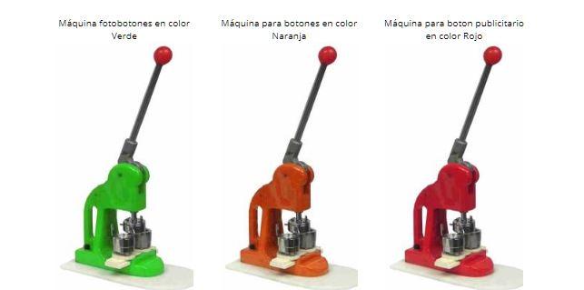 Colores disponibles Pin Maker